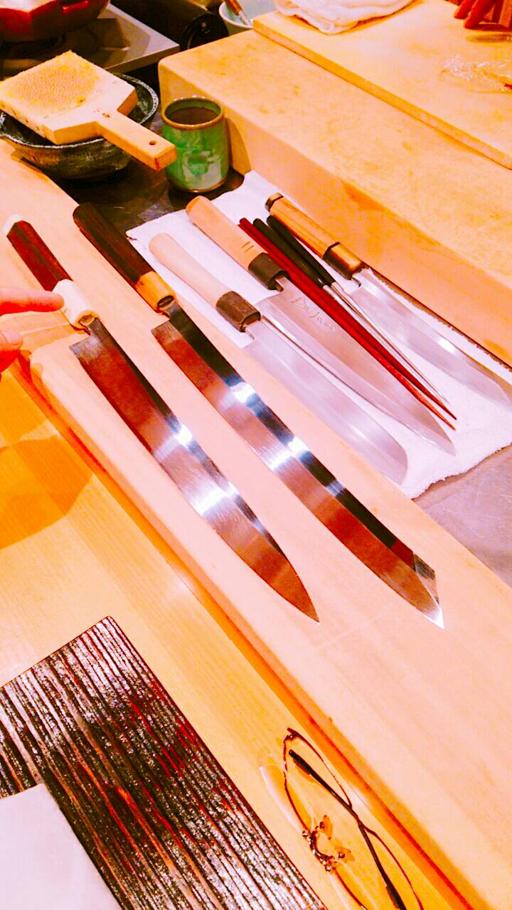 ナルシマさんの包丁！