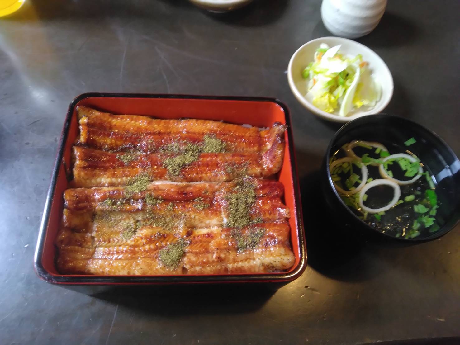 家族で鰻